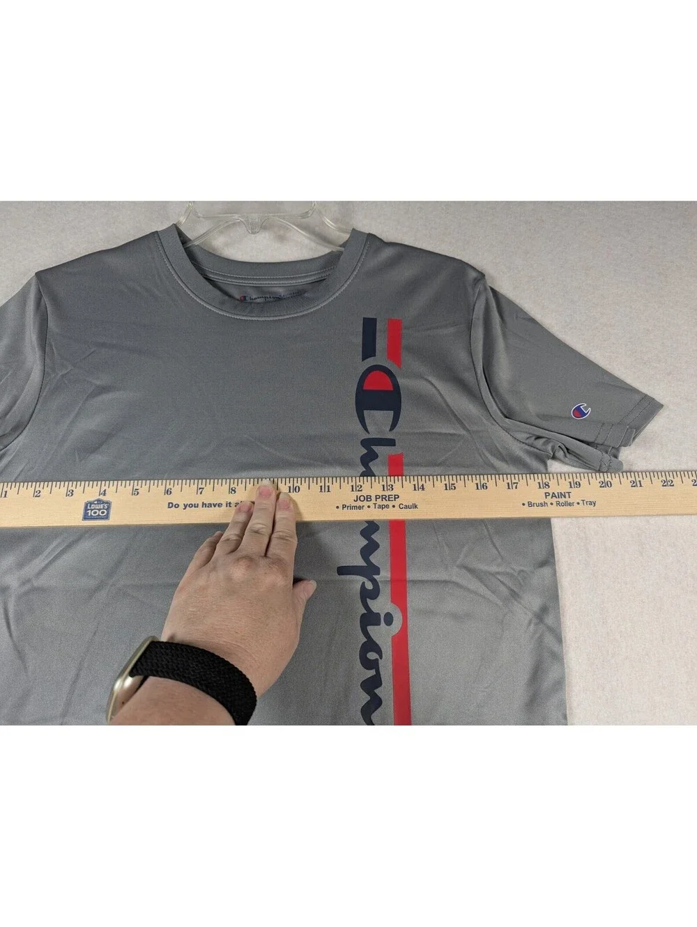 Champion - Logo Boys T-Shirt - Jersey Tee - Athletic - Size: 18/20
